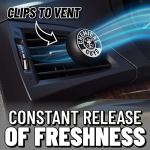 Chemical Guys Black Frost Vent Clip Air Freshener, (Great for Cars, Trucks, SUVs, RVs, Home, Office, Dorm Room & More) 5-Pack - AIR40105
