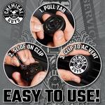 Chemical Guys Black Frost Vent Clip Air Freshener, (Great for Cars, Trucks, SUVs, RVs, Home, Office, Dorm Room & More) 5-Pack - AIR40105