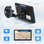 GPS Navigator for Car Truck RV, 7" Touchscreen GPS Navigation System, 2026 Map with Voice Guidance, Speed Alert, Red Light Warning, Custom Truck Routing, Free Lifetime Updates (Blue)