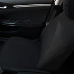 Champlus Car Seat Covers, Canvas Seat Protectors for Two Front Seats, Universal Fits Sedan Cars, SUVs, Trucks, and Mini Vans, Airbag Compatible, Quick Install, Set of 2, Black