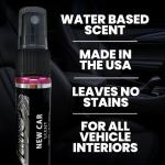 LANE’S Premium Car Air Freshener "New Car" - 1oz Water-Based, Long-Lasting Auto Scent Spray - Food, Pet, Odor Smell Deodorizer for Cars, Trucks, SUVs' Interior Leather, Carpet, Upholstery