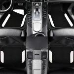 CAR PASS Waterproof Universal Fit Car Floor Mats, Car Mats Fit for SUV,Vans,sedans, Trucks,Set of 4pcs Car Carpet with Driver Heel Pad (White)