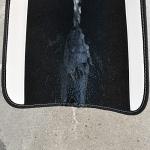 CAR PASS Waterproof Universal Fit Car Floor Mats, Car Mats Fit for SUV,Vans,sedans, Trucks,Set of 4pcs Car Carpet with Driver Heel Pad (White)