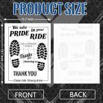 Cyrico 100 Pcs Paper Floor Mats for Cars, Disposable Waterproof Kraft Paper Automotive Carpet Protectors, Temporary Vehicle Floor Covers for Car Detailing Stuff, Dealership, 16 x 20 Inch, White