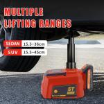 E-HEELP Electric Car Jack Kit Battery-Powered, 5Ton 21V Cordless Car Hydraulic Jack with 4.0Ah Battery & Remote Control, Portable Emergency Tire Change Tool for Sedan SUV MPV Pickup