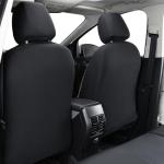 Flying Banner Butterfly car seat Covers ful Set Fashion Universal Lady Woman Female Rear Bench Split Colorized (Full Set - Faux Leather, Leopard Brown)