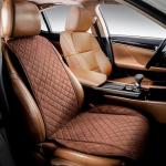 IVICY Faux Suede Front Car Seat Cover – Durable, Non-Slip Seat Protector for Cars – 1 Unit, Brown