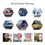 GPS Navigator for Car Truck RV, 2026 Latest Maps, 7-inch Touch Screen with Voice Guidance, Speed Limit & Red Light Camera Alerts (Blue)