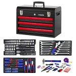 408-Piece Mechanics Tool Set with Metal Box