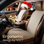 IVICY Linen Car Seat Cover for All Vehicles