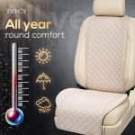 IVICY Linen Car Seat Cover for All Vehicles
