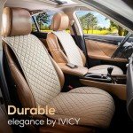 IVICY Linen Car Seat Cover for All Vehicles