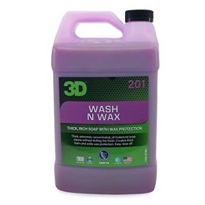 3D Wash N Wax Soap - pH Balanced, Scratch Free