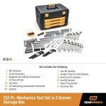 232-Piece Mechanics Tool Set with Storage Box