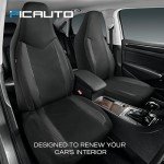 High-Back Carbon Fiber Car Seat Covers