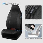 High-Back Carbon Fiber Car Seat Covers