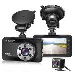 ORSKEY 1080P Full HD Dual Lens Dash Cam