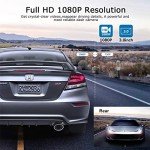 ORSKEY 1080P Full HD Dual Lens Dash Cam