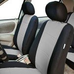 Neoprene Car Seat Covers Front Set - Gray
