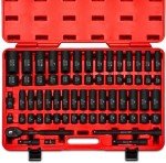 Neiko 65-Piece Impact Socket Set with Adapters