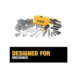 DEWALT 14/38" Drive Socket Set, 108 Pieces