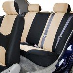 Beige Multifunctional Car Seat Cover Full Set