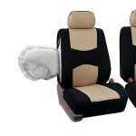 Beige Multifunctional Car Seat Cover Full Set