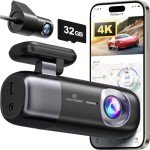 REDTIGER 4K Dash Cam with WiFi and GPS