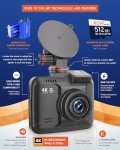 ROVE R2-4K PRO Dash Cam with GPS & WiFi