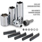 201-Piece Mechanic's Tool Socket Set with Case