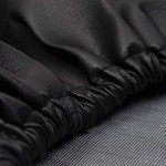 Black PU Leather Spare Tire Cover (31-33 inches)