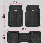Heavy Duty Odorless Rubber Floor Mats - Black
