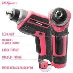 Pink 35pc Electric Screwdriver & Tool Set