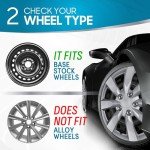 16-Inch Premium Snap-On Wheel Rim Hubcaps