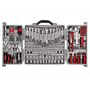 CARTMAN 205-Piece Ratchet Wrench Tool Set