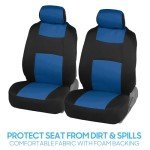 BDK Blue and Black Full Car Seat Covers Set