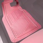 Universal Waterproof Car Mats - Set of 4 (Pink)