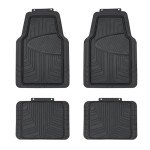 4-Piece All-Season Rubber Car Floor Mats