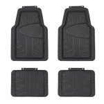 4-Piece All-Season Rubber Car Floor Mats