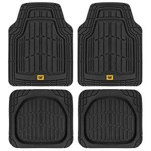Heavy-Duty All-Season Rubber Floor Mats - 4 Piece