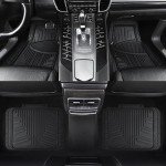 4-Piece All-Season Rubber Car Floor Mats