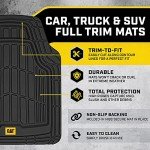 Heavy-Duty All-Season Rubber Floor Mats - 4 Piece