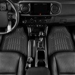 Heavy-Duty All-Season Rubber Floor Mats - 4 Piece