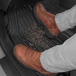 Heavy-Duty All-Season Rubber Floor Mats - 4 Piece