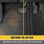 Heavy-Duty All-Season Rubber Floor Mats - 4 Piece