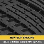 Heavy-Duty All-Season Rubber Floor Mats - 4 Piece