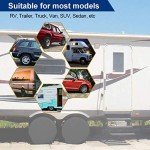 Aebitsry Waterproof Tire Covers for RV Wheels (4 Pack)