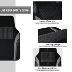 Waterproof Sporty Leather Floor Mats Set of 4