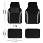 Waterproof Sporty Leather Floor Mats Set of 4
