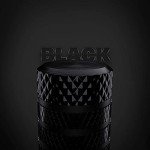 Black Anodized Aluminum Tire Valve Stem Caps - 4 Pack